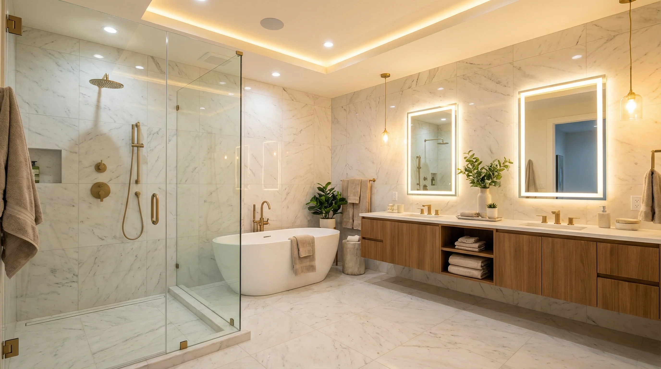 Moderne Badsanierung in Hamburg-Eimsbüttel